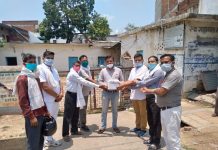 योद्धाओं को कोराना से बचाने वितरित की सुरक्षा सामग्री,राष्ट्रीय लोधी युवा महासभा की अनूठी पहल,पन्ना से राजेन्द्र सिंह लोधी की रिर्पोट