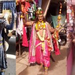 नगर में आया बहरूपिया – अलादीन के जिन्न का किया रोल,कुंडेश्वर टाइम्स ब्यूरो मनीष वाघेला की रिपोर्ट