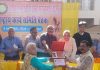 राजर्षि पुरुषोत्तमदास टंडन मंच द्वारा प्रतिभागियों का किया सम्मान