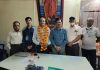 नवागत खंड शिक्षा अधिकारी का स्वागत किया गया