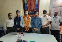 नवागत खंड शिक्षा अधिकारी का स्वागत किया गया